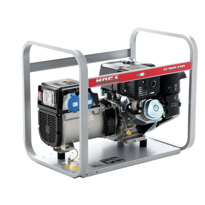 GE 7000 KBM AVR bensiinikäyttöinen generaattori, 6,5 kW, 230 V, Kohler CP CH440