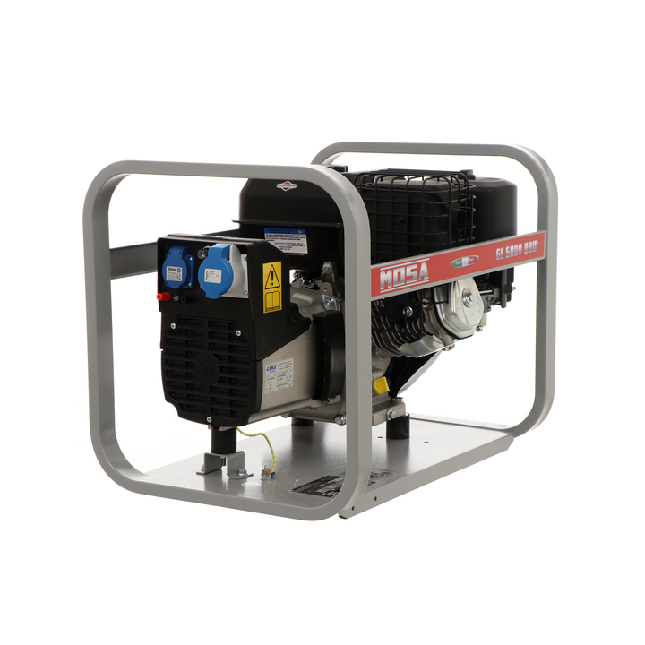 MOSA GE 5000 BBM bensiinikäyttöinen generaattori 4 5 kW 230 V Briggs amp Stratton XR1450