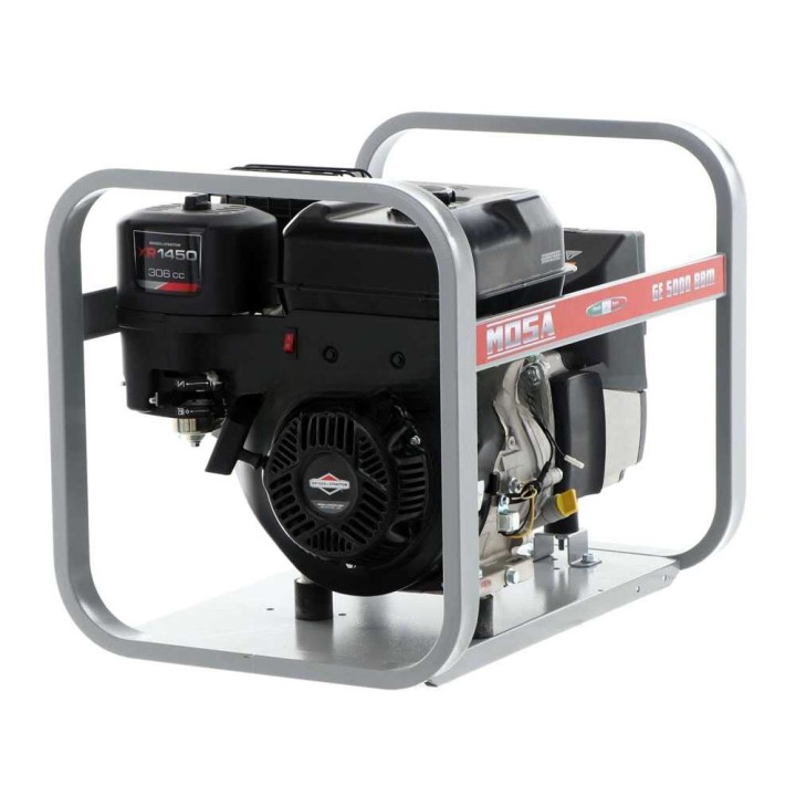 MOSA GE 5000 BBM bensiinikäyttöinen generaattori, 4,5 kW, 230 V, Briggs&amp;Stratton XR1450