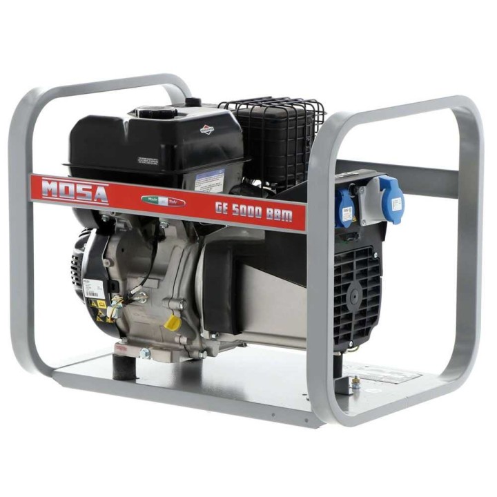MOSA GE 5000 BBM bensiinikäyttöinen generaattori, 4,5 kW, 230 V, Briggs&amp;Stratton XR1450