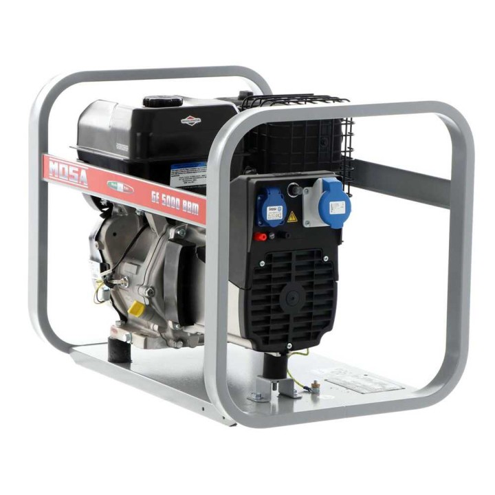 MOSA GE 5000 BBM bensiinikäyttöinen generaattori, 4,5 kW, 230 V, Briggs&amp;Stratton XR1450
