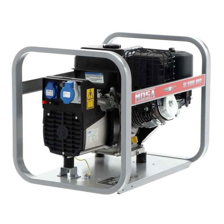 MOSA GE 5000 BBM bensiinikäyttöinen generaattori, 4,5 kW, 230 V, Briggs&amp;Stratton XR1450