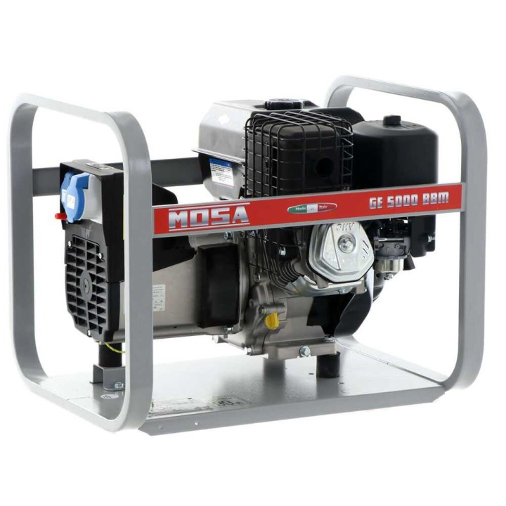 MOSA GE 5000 BBM bensiinikäyttöinen generaattori, 4,5 kW, 230 V, Briggs&amp;Stratton XR1450