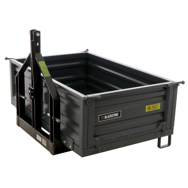 BlackStone B-TB 140 traktorin kuljetuslava, 500 kg, manuaalinen kippimekanismi