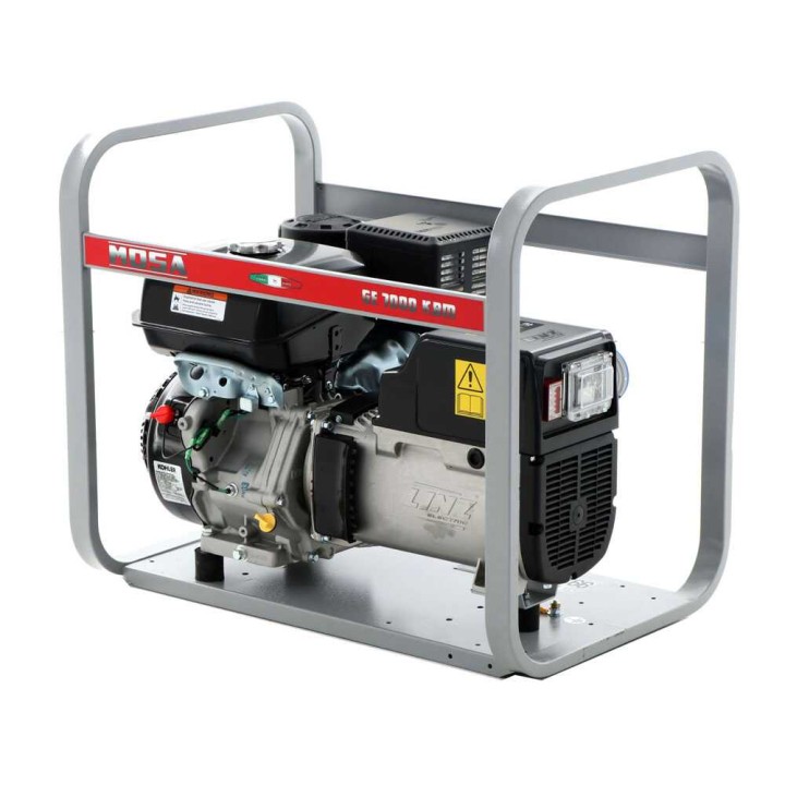 GE 7000 KBM bensiinikäyttöinen generaattori, 6 kW, 230 V, Kohler CP CH440