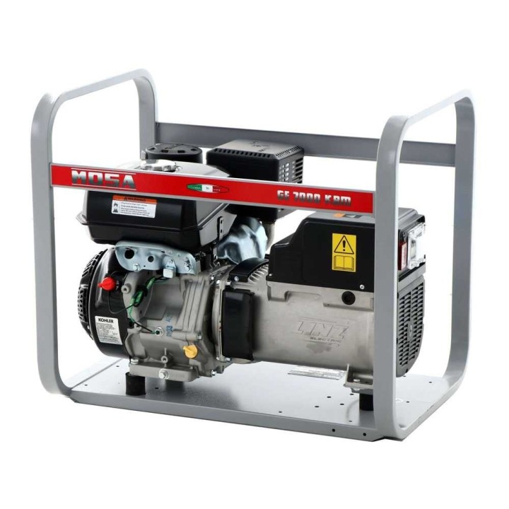 GE 7000 KBM bensiinikäyttöinen generaattori, 6 kW, 230 V, Kohler CP CH440