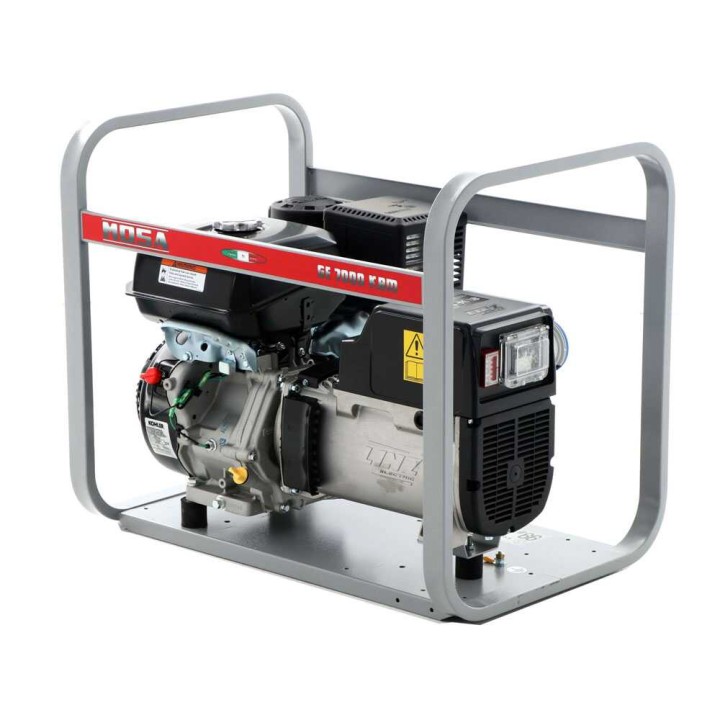 GE 7000 KBM bensiinikäyttöinen generaattori, 6 kW, 230 V, Kohler CP CH440