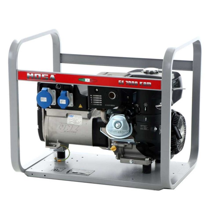 GE 7000 KBM bensiinikäyttöinen generaattori, 6 kW, 230 V, Kohler CP CH440