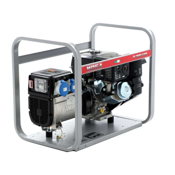 GE 7000 KBM bensiinikäyttöinen generaattori, 6 kW, 230 V, Kohler CP CH440