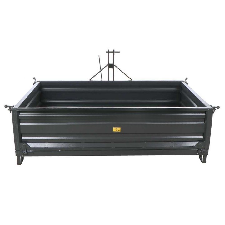 BlackStone B-TB 200 traktorin kuljetuslava, 700 kg, manuaalinen kallistus, 3 irrotettavaa laitaa