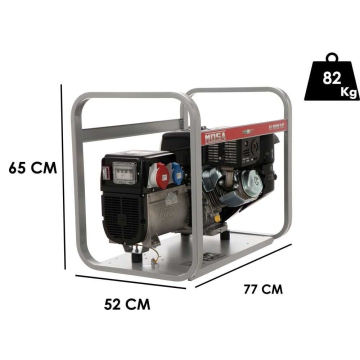 GE 8000 KBT kolmivaihegeneraattori, 6,4 kW, 400 V, Kohler CP CH440