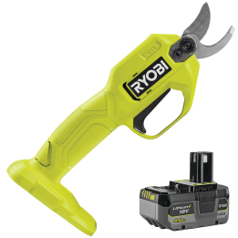 Ryobi RY18SCA 0 18 V oksasakset 25 mm 4 Ah akku ja laturi