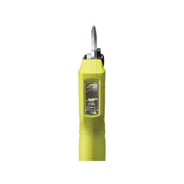 Ryobi RY18SCA-0 18 V oksasakset, 25 mm, 4 Ah akku ja laturi