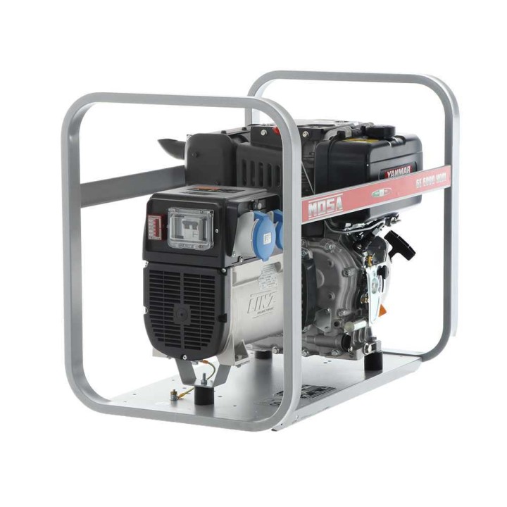 MOSA GE 6000 YDM dieselgeneraattori, 5,1 kW, 230 V, Yanmar L 100 N