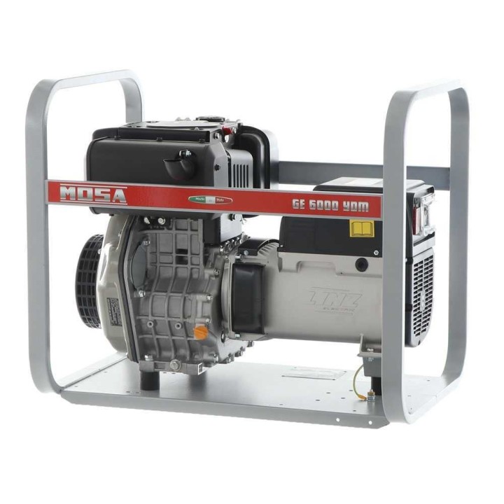 MOSA GE 6000 YDM dieselgeneraattori, 5,1 kW, 230 V, Yanmar L 100 N