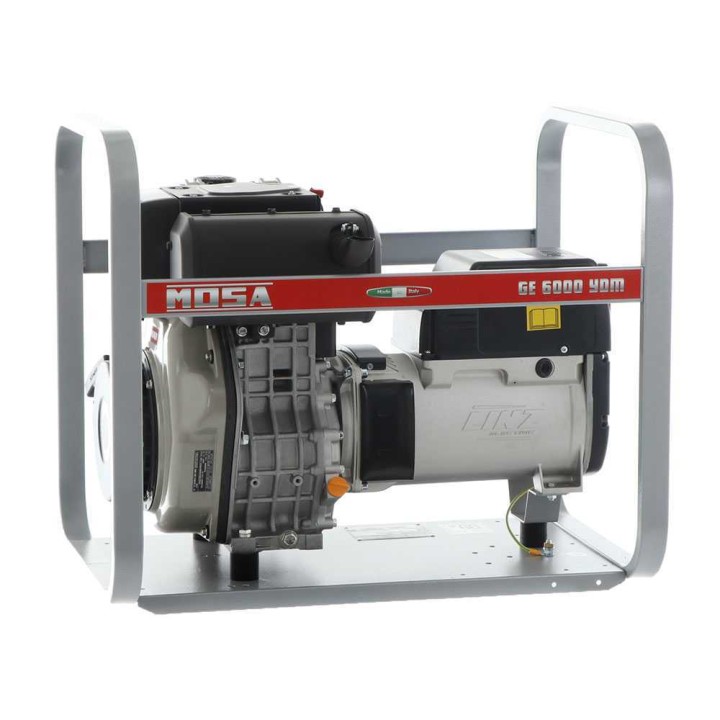 MOSA GE 6000 YDM dieselgeneraattori, 5,1 kW, 230 V, Yanmar L 100 N