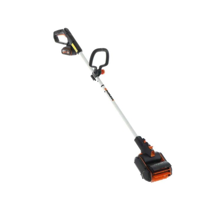 WORX WG441E ulkopintojen puhdistin, 20 V, 4 Ah, 2 harjarullaa