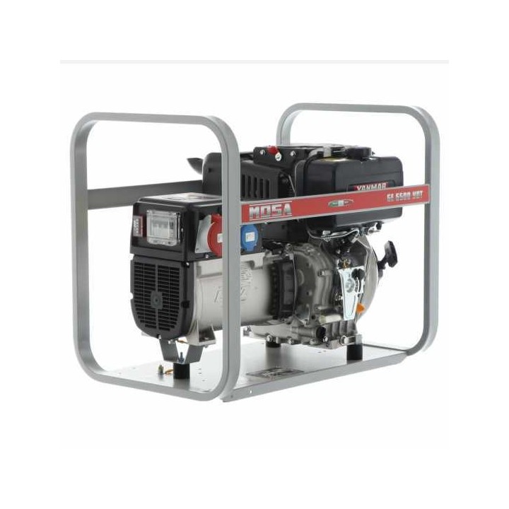 MOSA GE 6500 YDT dieselgeneraattori 5 2 kW kolmivaihe Yanmar L 100 N