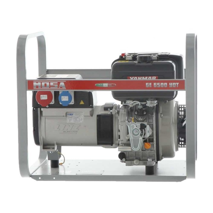 MOSA GE 6500 YDT dieselgeneraattori, 5,2 kW, kolmivaihe, Yanmar L 100 N