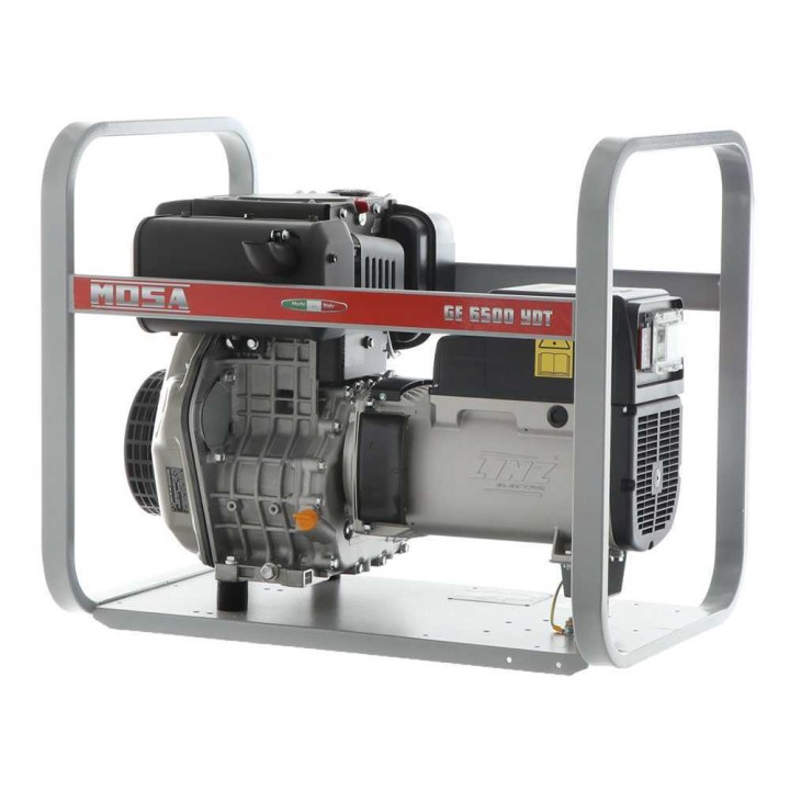 MOSA GE 6500 YDT dieselgeneraattori, 5,2 kW, kolmivaihe, Yanmar L 100 N