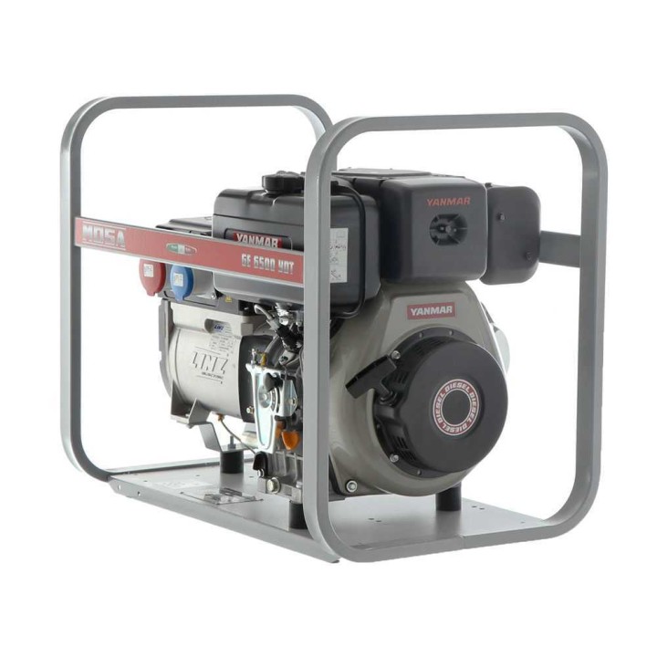 MOSA GE 6500 YDT dieselgeneraattori, 5,2 kW, kolmivaihe, Yanmar L 100 N