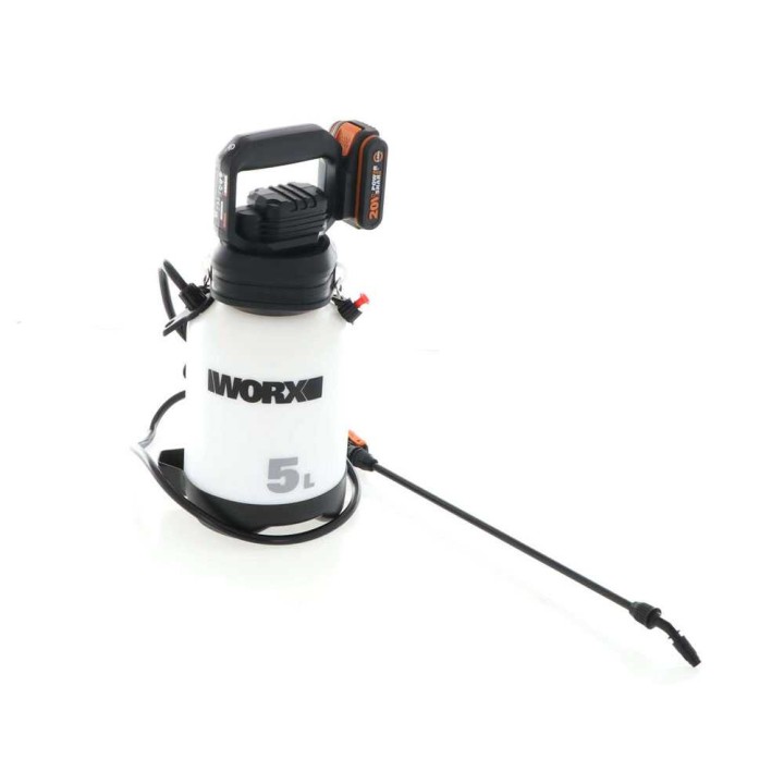 WORX WG829E akkukäyttöinen reppuruisku, 20 V, 5 l, 1,8 bar