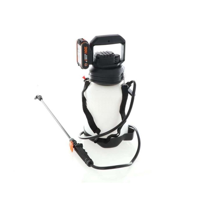 WORX WG829E akkukäyttöinen reppuruisku, 20 V, 5 l, 1,8 bar