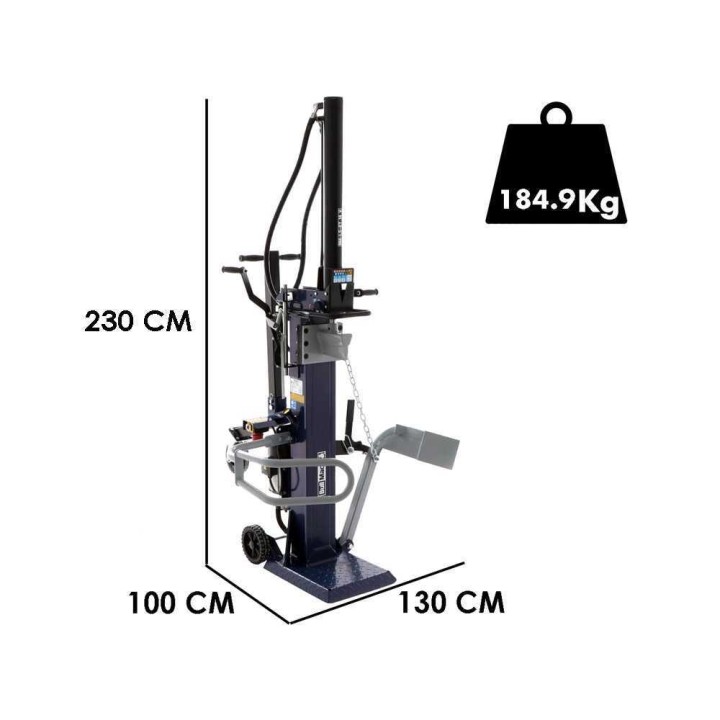 BullMach BM-LS-ET 14 V pystymallinen halkomakone, 3 500 W, 400 V, 14 t