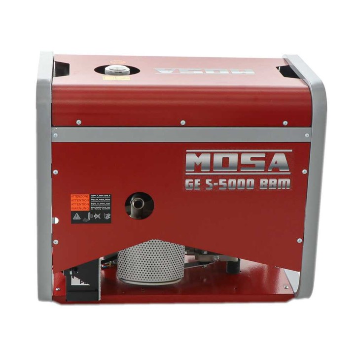 MOSA GE S-5000 BBM AVR EAS bensiinikäyttöinen generaattori, 4,5 kW, 230 V, AVR-valmius