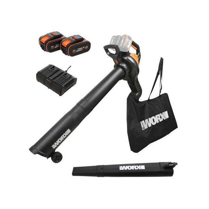 Worx WG583E 3 in 1 akkupuhallin 2 20 V 4 Ah
