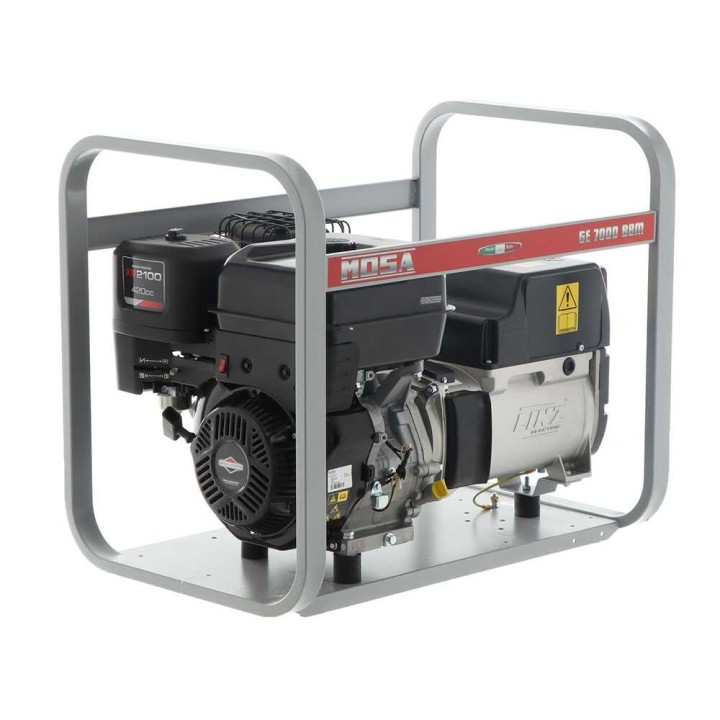 MOSA GE 7000 BBM bensiinikäyttöinen generaattori, 6 kW, 230 V, Briggs&Stratton XR2100