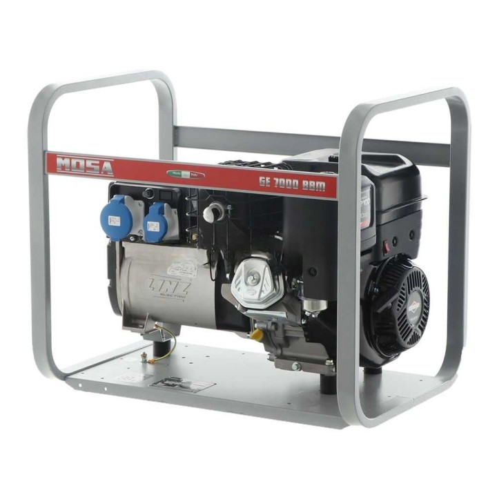 MOSA GE 7000 BBM bensiinikäyttöinen generaattori, 6 kW, 230 V, Briggs&Stratton XR2100