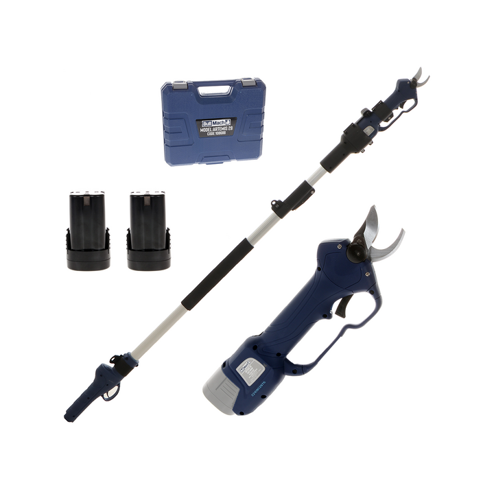 BullMach ARTEMIS 28 sähköoksasakset teleskooppivarrella 28 mm 2 2 Ah