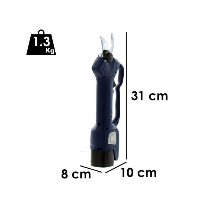 BullMach ARTEMIS 28 sähköoksasakset teleskooppivarrella, 28 mm, 2 × 2 Ah