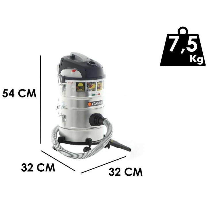 Comet CM 30 S märkä-kuivaimuri ja tuhkaimuri, 1 000 W, 28 l