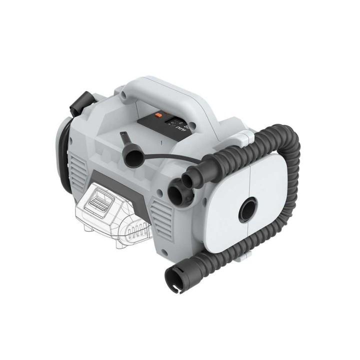 Batavia 7063487 akkukompressori, 18 V, 2,0 Ah, 10 bar