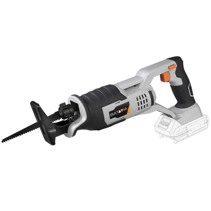 Batavia 7062507 akkukäyttöinen puukkosaha, 18 V, 2 Ah