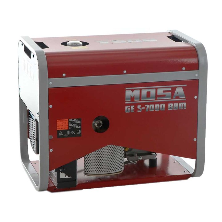 MOSA GE S-7000 BBM AVR EAS bensiinigeneraattori, 6,5 kW, AVR, sähköstartti