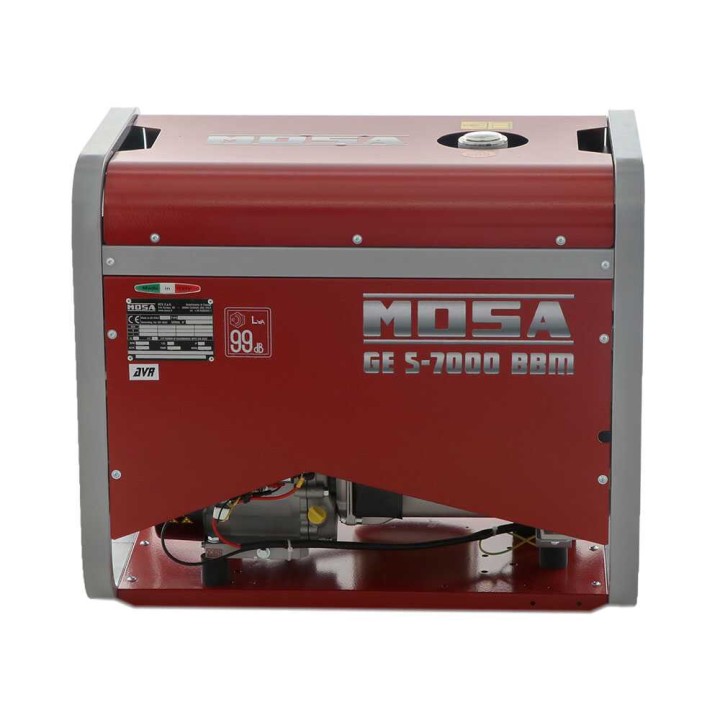 MOSA GE S-7000 BBM AVR EAS bensiinigeneraattori, 6,5 kW, AVR, sähköstartti