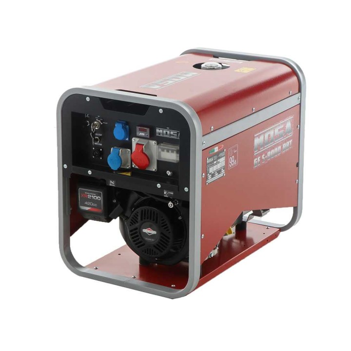 MOSA GE S-8000 BBT AVR EAS kolmivaihegeneraattori, 6,4 kW, bensiinikäyttöinen
