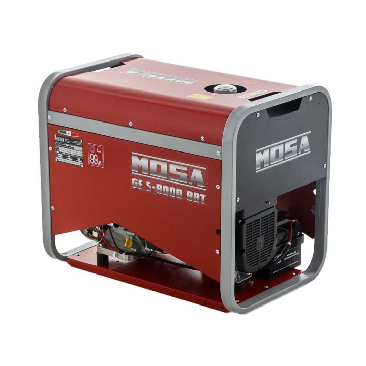 MOSA GE S-8000 BBT AVR EAS kolmivaihegeneraattori, 6,4 kW, bensiinikäyttöinen