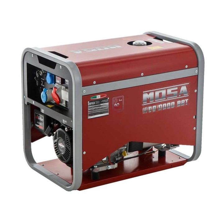MOSA GE S-8000 BBT AVR EAS kolmivaihegeneraattori, 6,4 kW, bensiinikäyttöinen