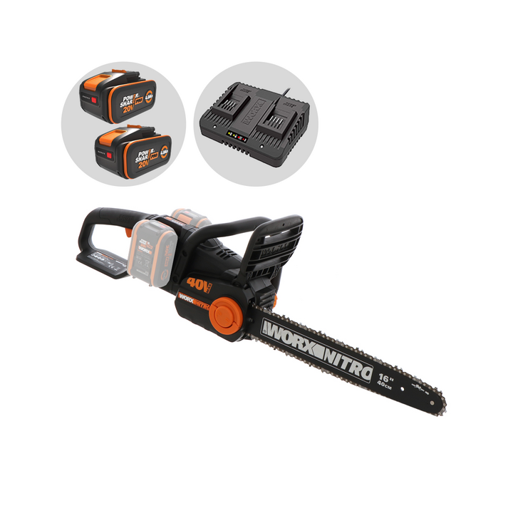 Worx WG385E Nitro akkumoottorisaha 40 V 40 cm 2 4 Ah