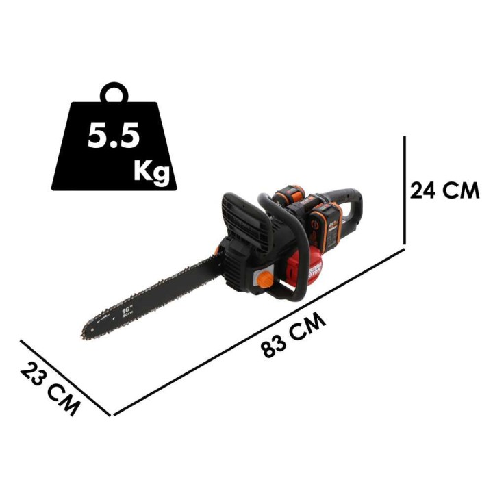Worx WG385E Nitro akkumoottorisaha, 40 V, 40 cm, 2 × 4 Ah