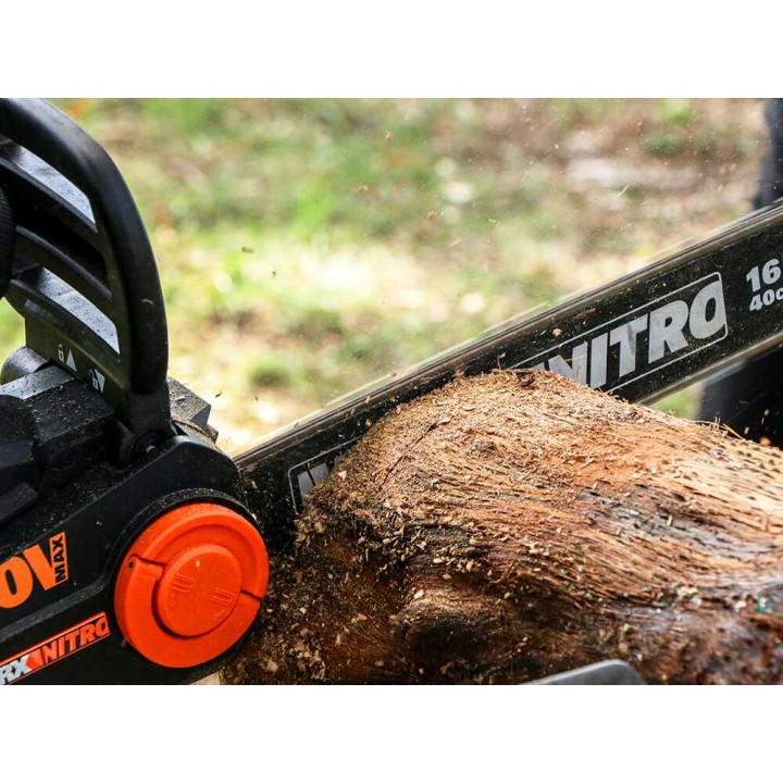 Worx WG385E Nitro akkumoottorisaha, 40 V, 40 cm, 2 × 4 Ah