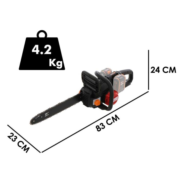 Worx NITRO WG385E.9 akkumoottorisaha, 40 V, 40 cm, ilman akkua ja laturia