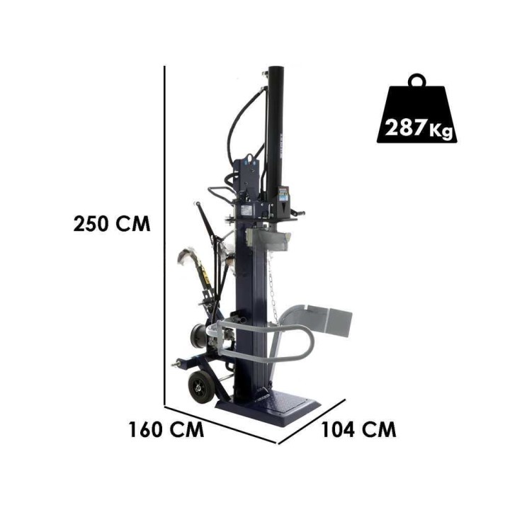BullMach BM-LS-PTO 22 V pystysuuntainen traktorikäyttöinen halkomakone, 22 t