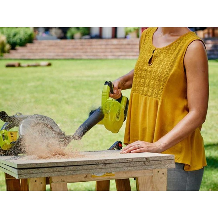 Ryobi R18TB-0 akkupuhallin, 18 V, 4 Ah, 200 km/h