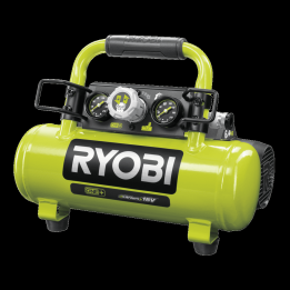 Ryobi R18AC 0 akkukompressori 18 V 8 3 bar 3 8 l ilman akkua ja laturia