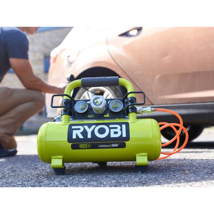 Ryobi R18AC-0 akkukompressori, 18 V, 4 Ah, 8,3 bar